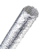 TCN0.88SV - Кругле Напівжорстке Термозахисне Алюмінієзоване Оплетення, що відображає