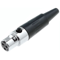 SA101-3P - Кабельний роз'єм mini XLR гніздо 3 кін., MOCO (КНР)