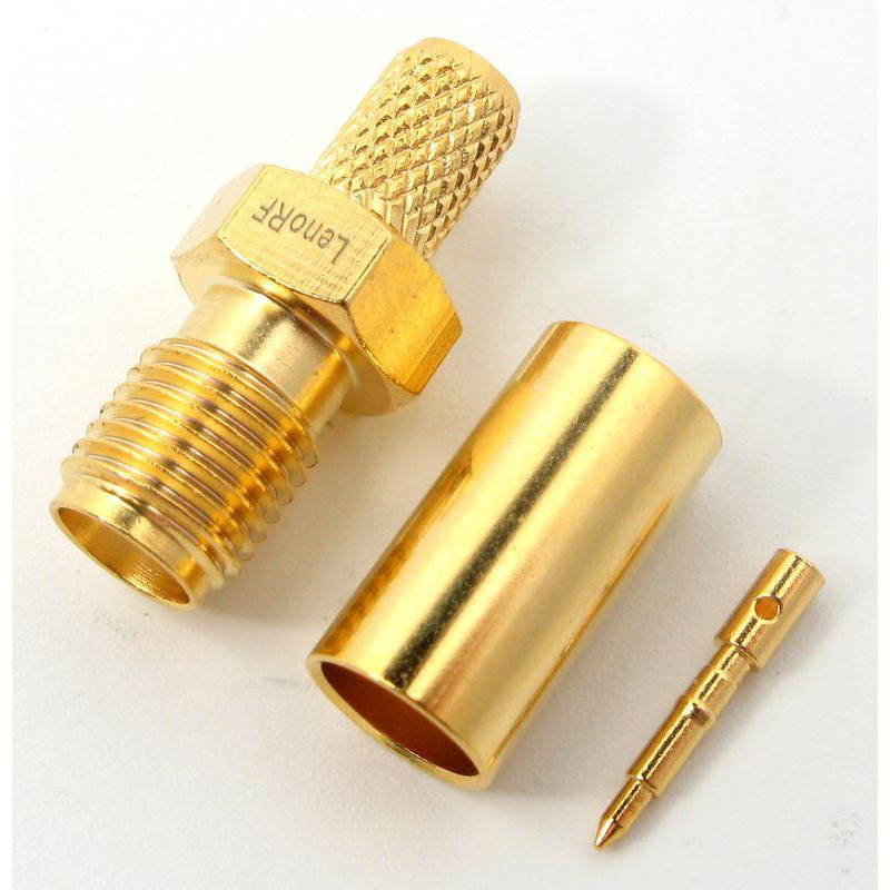 3.01.283 - RP-SMA - Разъем RP-SMA(гнездо) female для RG223, покрытие - золото