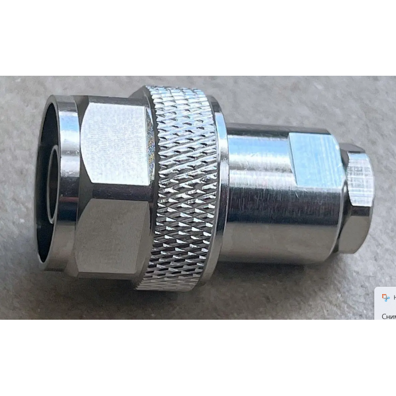 3.04.074 - N - Разъем N(штекер) male для RG223, покрытие - золото, потери: ≤0.05 дБ 900 МГц