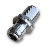 3.17.098 - N - Переходник, адаптер N(гнездо) female - N (гнездо) female, покрытие - золото