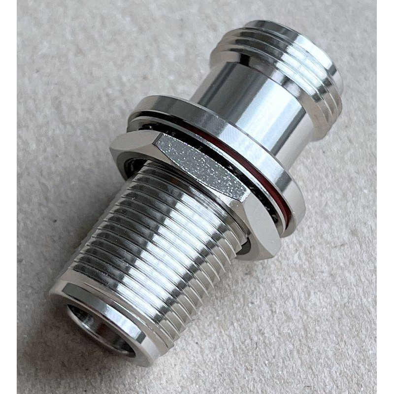 3.17.098 - N - Перехідник, адаптер N(гніздо) female - N (гніздо) female, покриття - золото