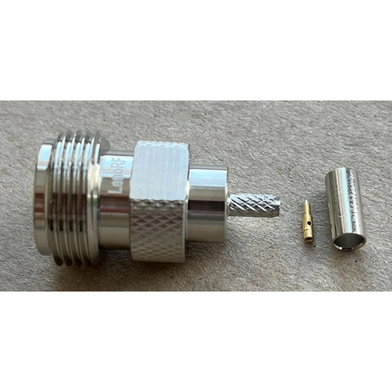 3.04.0254 - N - Разъем N (гнездо) для коаксиального кабеля RG316, покрытие - золото