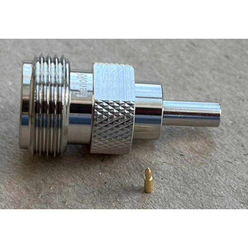 3.04.0254 - N - Разъем N (гнездо) для коаксиального кабеля RG316, покрытие - золото