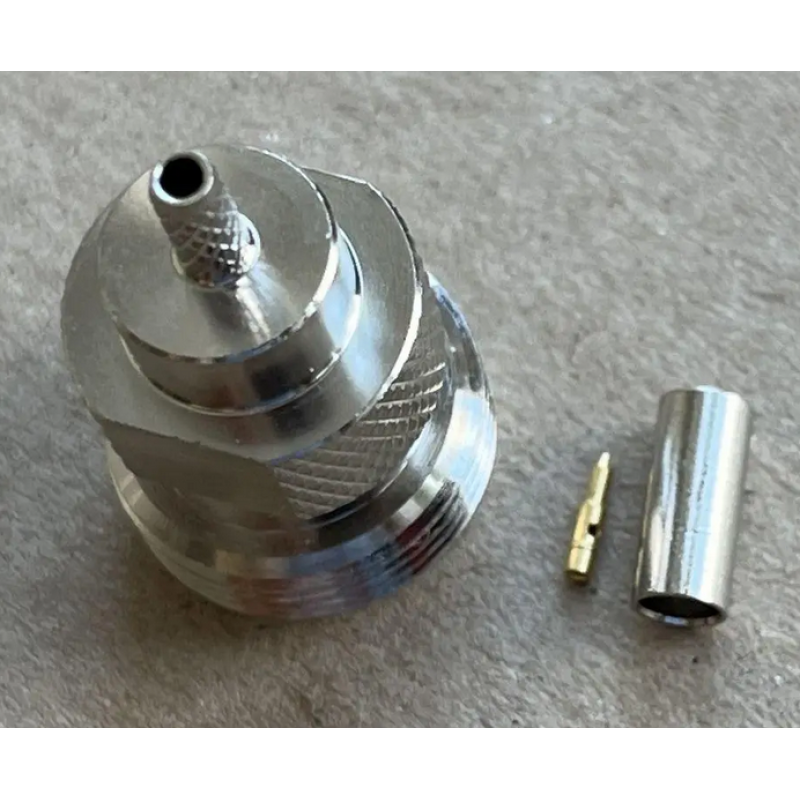 3.04.0254 - N - Разъем N (гнездо) для коаксиального кабеля RG316, покрытие - золото