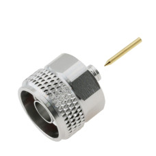 3.04.0259 - N - Разъем N (штекер) для коаксиального кабеля RG402, покрытие - золото
