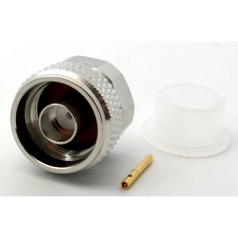 3.04.0259 - N - Разъем N (штекер) для коаксиального кабеля RG402, покрытие - золото