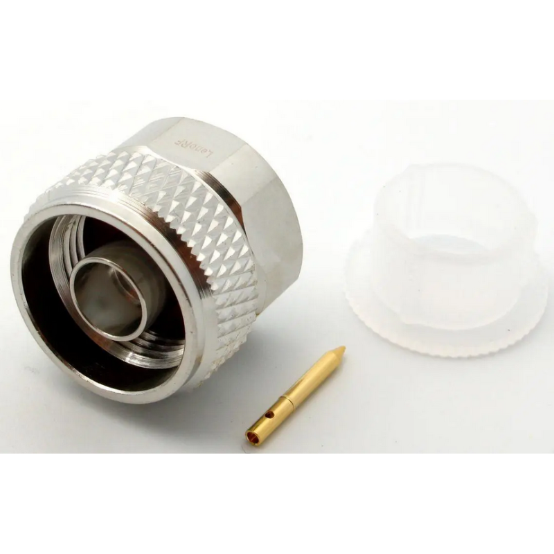 3.04.0259 - N - Разъем N (штекер) для коаксиального кабеля RG402, покрытие - золото