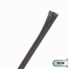 SCW-005BK - Кабельне оплетення, що самозастібується - 0.5 см, площа перекриття 25% від діаметру