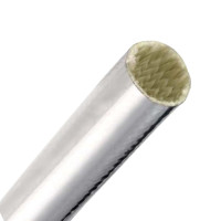 AFR7610-012 -  Терморукав для защиты от высоких температур - 11 мм, цвет- серебристый, JDD Tech (КНР)