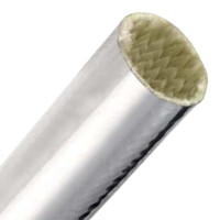 AFR7610-030 - Терморукав для захисту від високих температур - 29 мм, колір-сріблястий, JDD Tech (КНР)