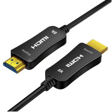 HDMI2.1-FO-8K-50 - Цифровой оптический кабель HDMI, разрешение 8К, версия 2.1, HDMI штекер