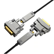 DVI2HDMI-D-FO-4K-03 - Цифровой оптический кабель DVI-D, разрешение 4К 60Hz, DVI штекер