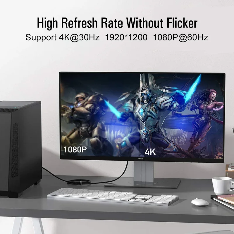 DVI2HDMI-D-FO-4K-25 - Цифровой оптический кабель DVI-D, разрешение 4К 60Hz, DVI