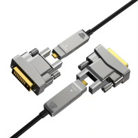 DVI2HDMI-D-FO-4K-30 - Цифровий оптичний кабель DVI-D, роздільна здатність 4К 60Hz, DVI