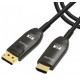 DP2HDMI-FO-4K-08 - Цифровой оптический кабель Displayport штекер – HDMI штекер, DP1.2 to HDMI2.0