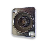 SB304 - Адаптер BNC прохідний, панельний, гніздо-гніздо, D-посадка, менше 30 дБ/3 ГГц