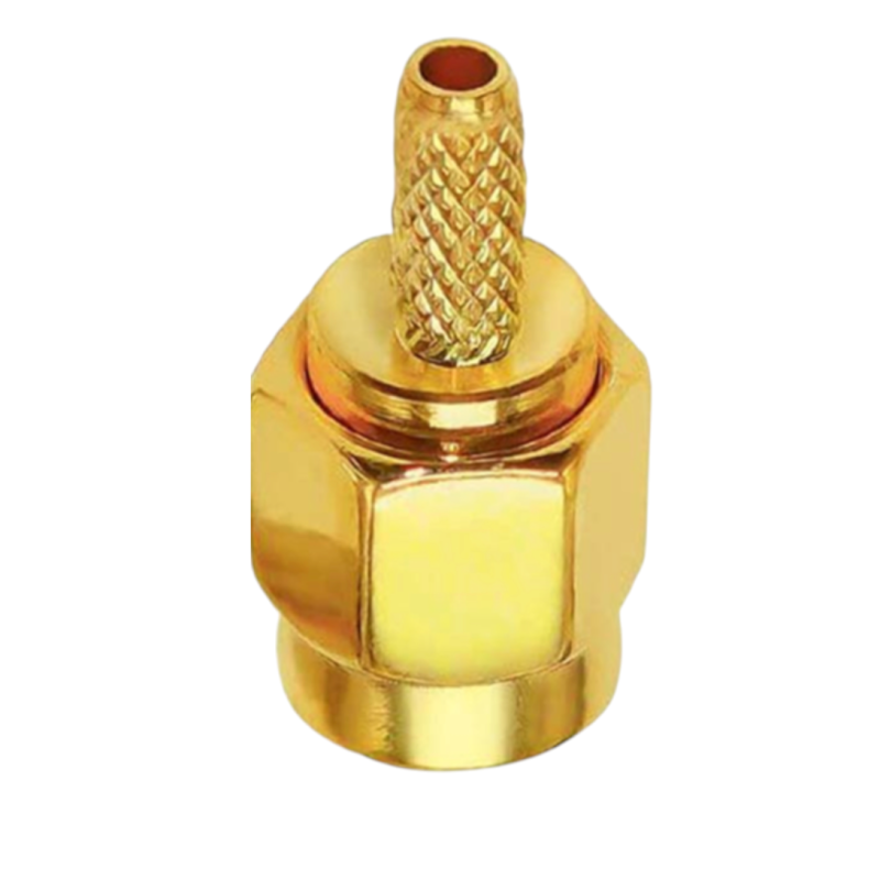 3.01.298 - SMA (male) для RG316 - Коннектор SMA(штекер) для коаксиального кабеля RG316, Leno RF (КНР)