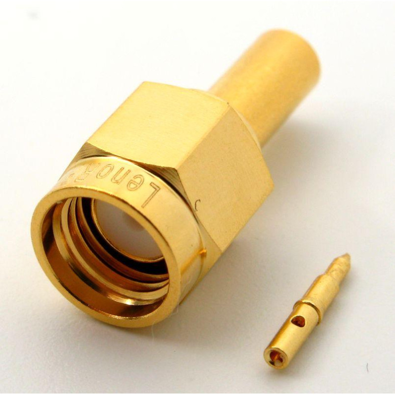 3.01.298 - SMA (male) для RG316 - Коннектор SMA(штекер) для коаксиального кабеля RG316, Leno RF (КНР)