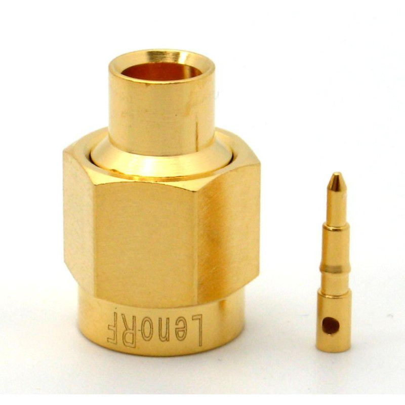 3.01.281 - SMA ШТЕКЕР ДЛЯ КАБЕЛЯ RG402 - Коннектор SMA (штекер) для коаксиального кабеля RG402