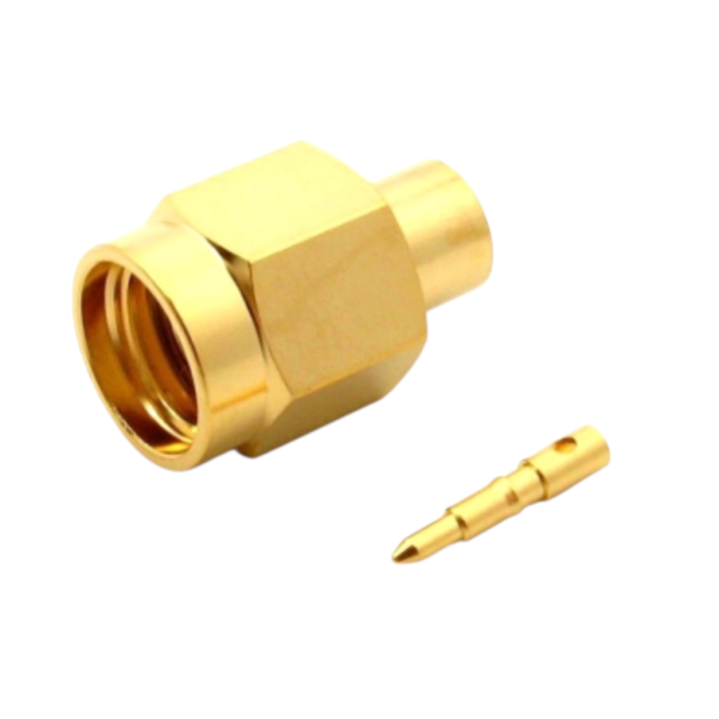3.01.281 - SMA PLUG FOR RG402 CABLE - Конектор SMA(штекер) для коаксіального кабелю RG402