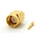 3.01.281 - SMA ШТЕКЕР ДЛЯ КАБЕЛЯ RG402 - Коннектор SMA (штекер) для коаксиального кабеля RG402