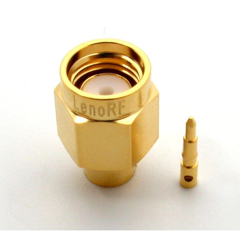 3.01.281 - SMA ШТЕКЕР ДЛЯ КАБЕЛЯ RG402 - Коннектор SMA (штекер) для коаксиального кабеля RG402