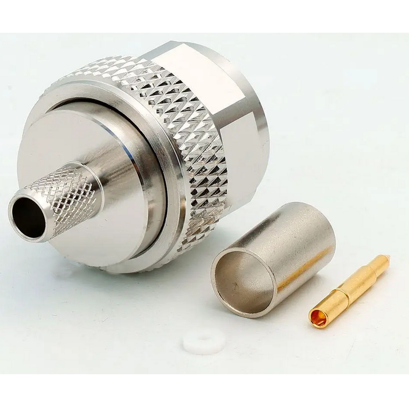 3.04.0264 - N(male) for LMR240 - Коннектор N(штекер) для коаксиального кабеля LMR240