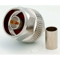 3.04.0264 - N(male) for LMR240 - Коннектор N(штекер) для коаксиального кабеля LMR240