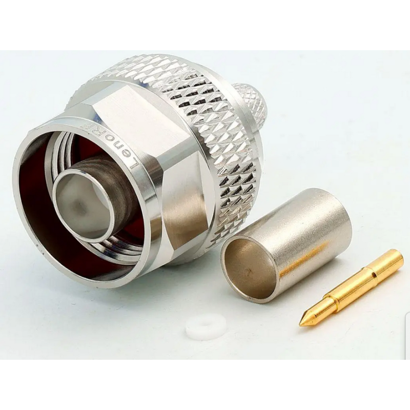 3.04.0264 - N(male) for LMR240 - Коннектор N(штекер) для коаксиального кабеля LMR240