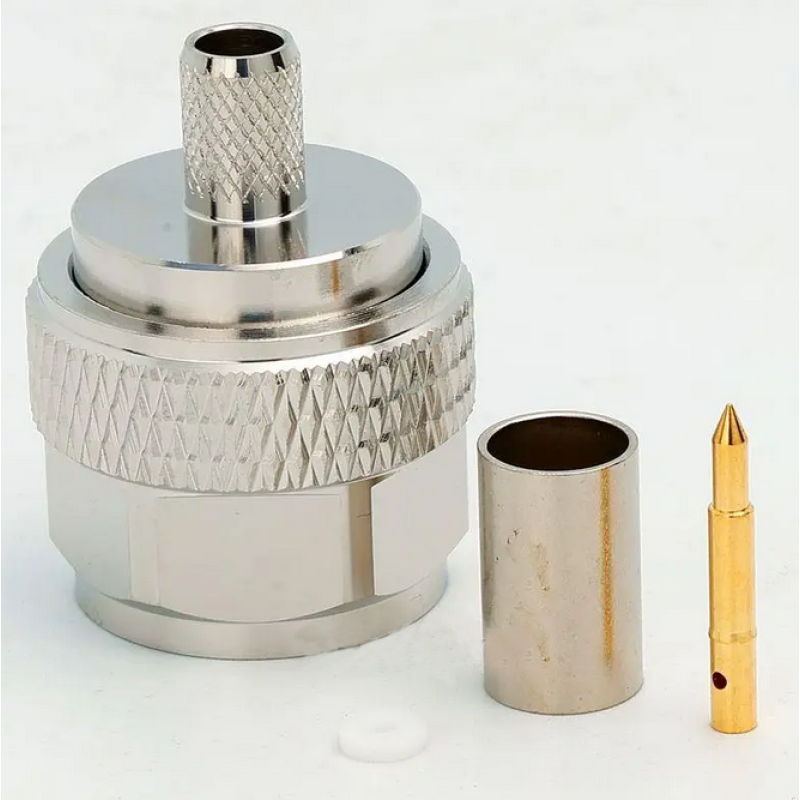 3.04.0264 - N(male) for LMR240 - Коннектор N(штекер) для коаксиального кабеля LMR240