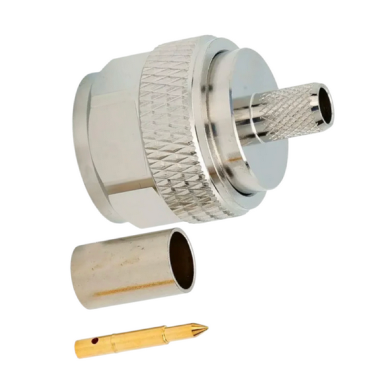 3.04.0264 - N(male) for LMR240 - Коннектор N(штекер) для коаксиального кабеля LMR240