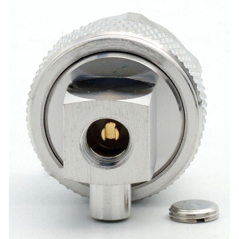 3.04.0266 - N(male) angle for 0.141 tin soaked semiflexible cable - Конектор N (штекер) кутовий