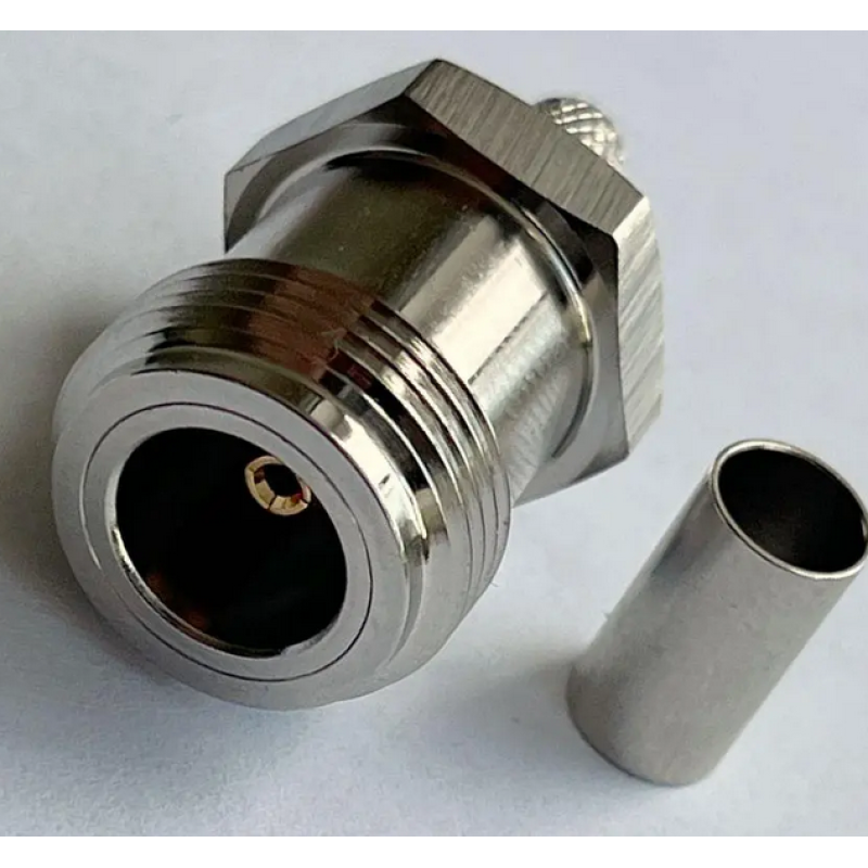 3.04.0256 - N JACK FOR RG223 CABLE - Конектор N(гніздо) для коаксіального кабелю RG223