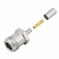 3.04.0256 - N JACK FOR RG223 CABLE - Конектор N(гніздо) для коаксіального кабелю RG223