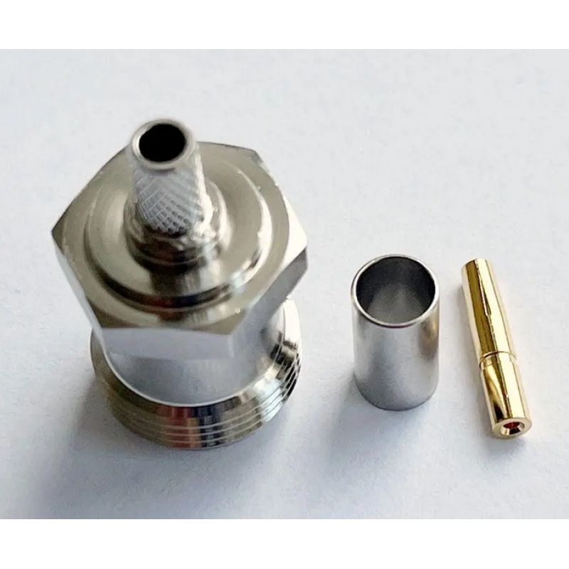 3.04.0256 - N JACK FOR RG223 CABLE - Конектор N(гніздо) для коаксіального кабелю RG223