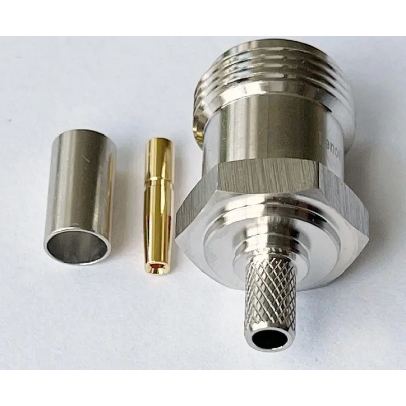 3.04.0256 - N JACK FOR RG223 CABLE - Конектор N(гніздо) для коаксіального кабелю RG223