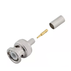 3.05.093 - BNC(male) for RG223 - Конектор BNC (штекер) для коаксіального кабелю RG223, Leno RF (КНР)