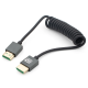 HDMICOIL-2.1-MM - Цифровой компактный кабель HDMI 8К спиральный