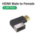 ADA-HDMI2.1-ALFM - Адаптер проходной угловой (влево) HDMI гнездо - HDMI штекер