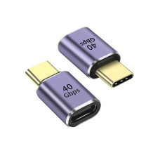 ADA-USBC4-FM - Адаптер прохідний USB-C 4.0 гніздо - USB-C 4.0 штекер