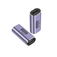 ADA-USBC4-FF - Адаптер прохідний USB-C 4.0 гніздо - USB-C 4.0 гніздо