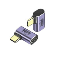 ADA-USBC4-SFM - Адаптер прохідний кутовий (у бік) USB-C 4.0 гніздо - USB-C 4.0 штекер