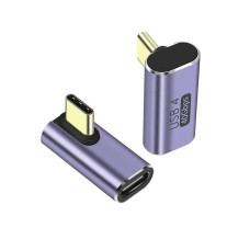 ADA-USBC4-SFM - Адаптер проходной угловой (в сторону) USB-C 4.0 гнездо - USB-C 4.0 штекер