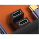 ADA-USBC4-UFF - Адаптер проходной (U-образный) USB-C 4.0 гнездо - USB-C 4.0 гнездо