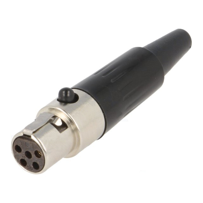 SA101-5P - Кабельный разъем mini XLR гнездо 5 кон., MOCO (КНР)