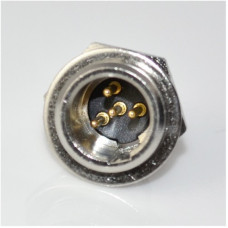 SA108-4P - Панельный разъем mini XLR штекер 4 кон., MOCO (КНР)