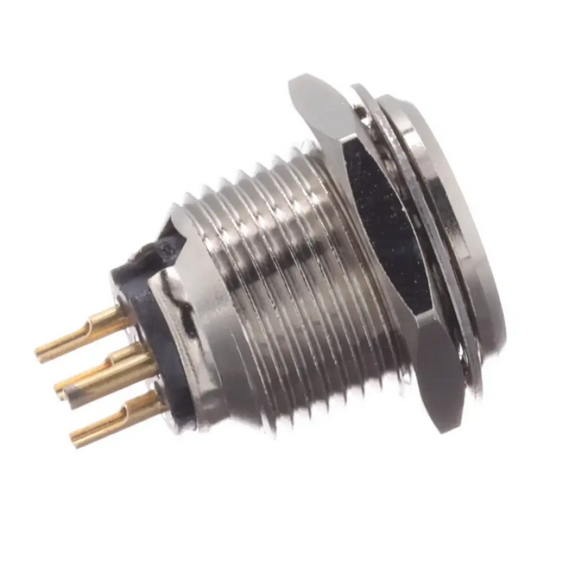 SA137-4P - Панельный разъем mini XLR SA137-4P гнездо 4 кон., MOCO (КНР)