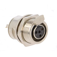 MX-PNL-4F - Панельний роз'єм mini гніздо 4 кон., MOCO (КНР)