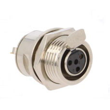 SA137-4P - Панельный разъем mini XLR SA137-4P гнездо 4 кон., MOCO (КНР)